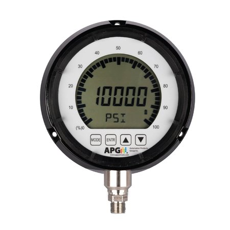 APG Digital Pressure Gauge, Range 0-5000 PSI PG10-5000-PSIS-F0-L0-E0-C0-P0-N0-B0
